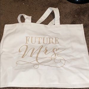 Future Mrs Tote Bag never used